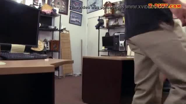 Cute waitress screwed by nasty pawn guy