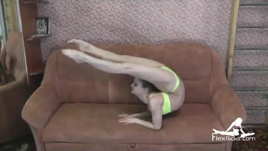 Contortionist tanya on the couch